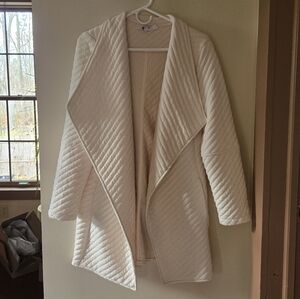 BB Dakota Quilted Long Cardigan - S